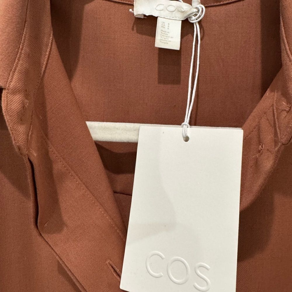 NWT COS Wool Mix Shirt Dress - Picture 13 of 14